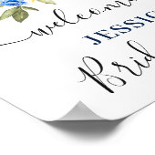 Zonnebloem Eucalyptus VRIJGEZELLENFEEST Welkomstte Poster (Hoek)