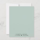 Zonnebloem Eucalyptus Waterverf Weddenschap (Achterkant)