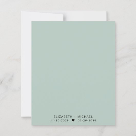 Zonnebloem Eucalyptus Waterverf Weddenschap (Achterkant)