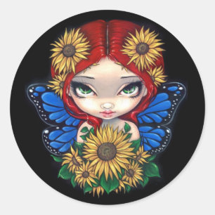 Zonnebloem Fairy Sticker