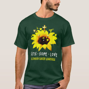 Zonnebloem Faith Hope Childhood Cancer Awarene T-shirt