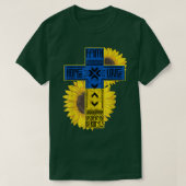 Zonnebloem Faith Hope Ukaraine Strong Ukaraine T-shirt (Design voorkant)