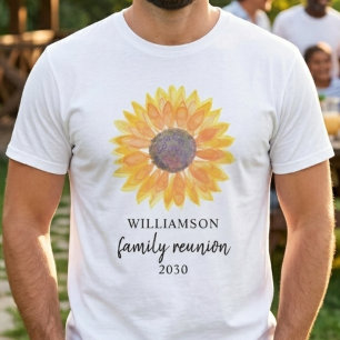 Zonnebloem Familiebijeenkomst T-shirt