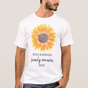 Zonnebloem Familiebijeenkomst T-shirt