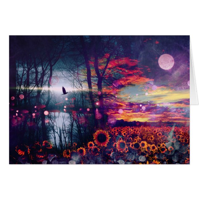  Zonnebloem Fantastisch Landschap (Voorkant Horizontaal)