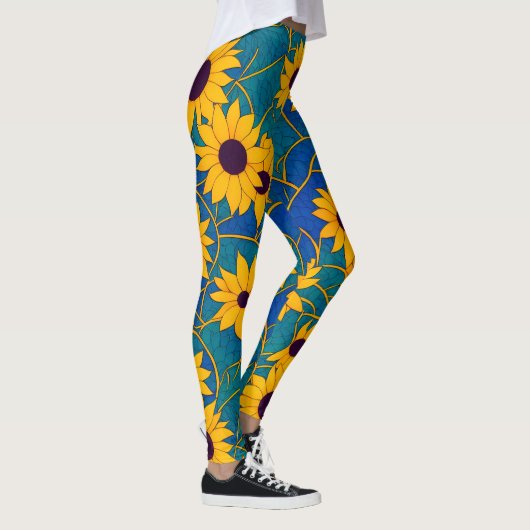 Zonnebloem Fantastische Leggings met heldere kleur (Rechts)