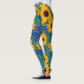 Zonnebloem Fantastische Leggings met heldere kleur (Links)