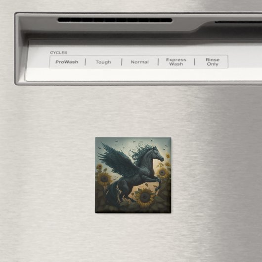 Zonnebloem Fantasy Magneet (Insitu (Vaatwasser))