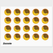 Zonnebloem Favor Seal Sticker (Vel)
