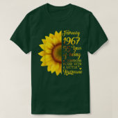 Zonnebloem februari 1967 55 jaar zonneschijn t-shirt (Design voorkant)