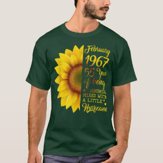 Zonnebloem februari 1967 55 jaar zonneschijn t-shirt