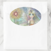 Zonnebloem Fee Fantsy Kunst Stickers (Tas)