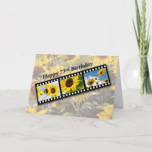 Zonnebloem Filmstrip 73e verjaardag Kaart
