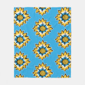 Zonnebloem Fleece Deken (Voorkant)