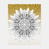 Zonnebloem Fleece Deken (Voorkant)