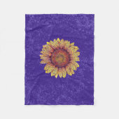 Zonnebloem Fleece Deken (Voorkant)