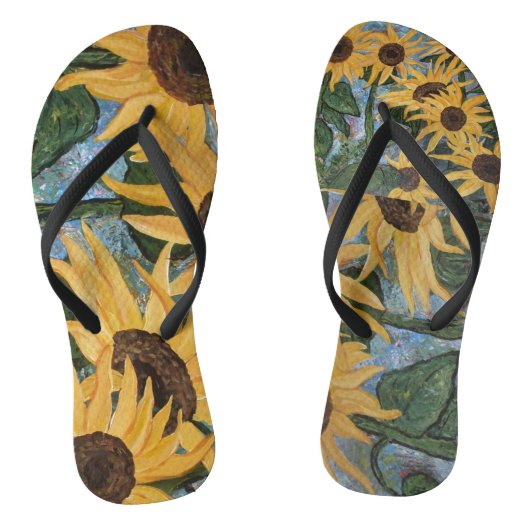 Zonnebloem Flip Flop (Voetbed)