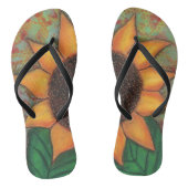 Zonnebloem Flip Flop Sandalen (Voetbed)