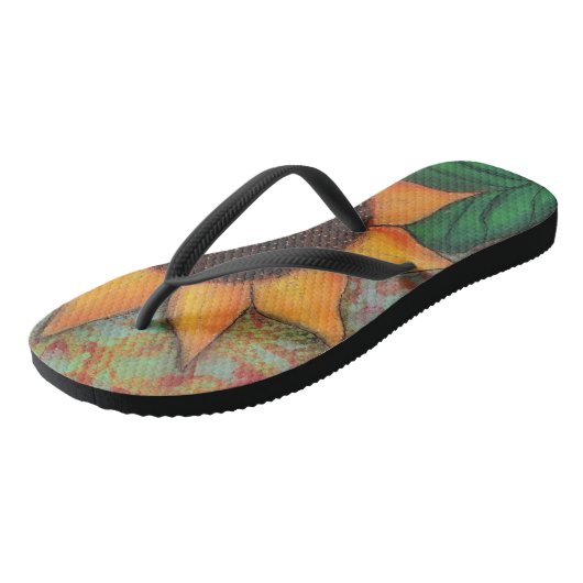 Zonnebloem Flip Flop Sandalen (Schuin)