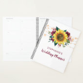Zonnebloem Floral Lights Bruiloft Planner (Display)
