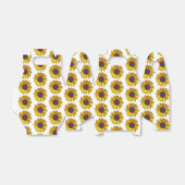 Zonnebloem Floral Pattern Bedankdoosjes (Uitgevouwen)