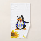 Zonnebloem Floral Penguin Bath-handdoeken Bad Handdoek (Handdoek)