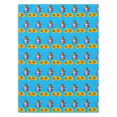 Zonnebloem Floral Penguin Tablecloth Tafelkleed (Voorkant)