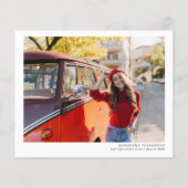 Zonnebloem Foto Afstuderen 2025 Party Invitation (Achterkant)