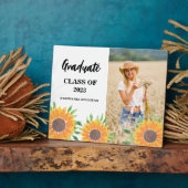 Zonnebloem Foto Afstuderen Keepomwille Fotoplaat (Zijkant)