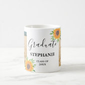 Zonnebloem Foto Afstuderen Koffie Mok (Center)