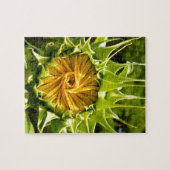 Zonnebloem foto legpuzzel (Horizontaal)