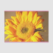 Zonnebloem Foto Tissuepapier (Voorkant)