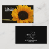 Zonnebloem Fotografe Visitekaartje (Voorkant / Achterkant)