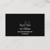 Zonnebloem Fotografe Visitekaartje (Achterkant)