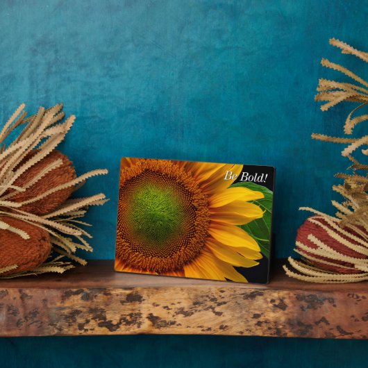 Zonnebloem Fotoplaat (Zijkant)