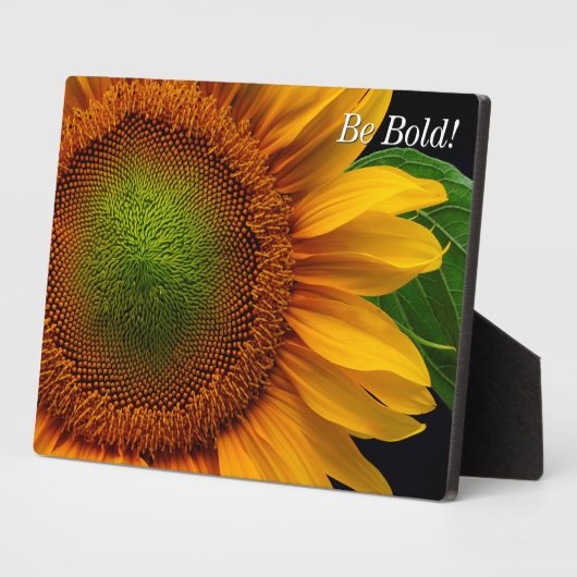 Zonnebloem Fotoplaat (Zijkant)