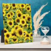 Zonnebloem Fotoplaat (Zijkant)