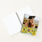 Zonnebloem Fotoscript Afstuderen Gast Notitieboek (Binnen)