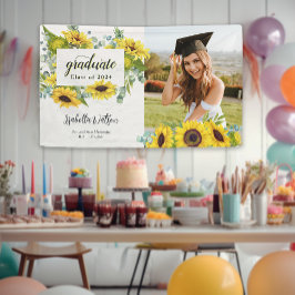 Zonnebloem Fotoscript Afstuderen Welkomstfeest Spandoek