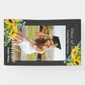 Zonnebloem Fotoscript Graduation Party Spandoek (Horizontaal)