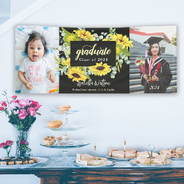 Zonnebloem Fotoscript Graduation Party Spandoek