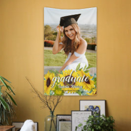 Zonnebloem Fotoscript Graduation Party Spandoek