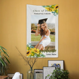 Zonnebloem Fotoscript Graduation Party Spandoek
