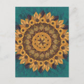Zonnebloem Fusion: een viering van diversiteit Briefkaart (Voorkant)