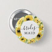 Zonnebloem Garden Bridal Button Bridesmaid (Voorkant /achterkant)