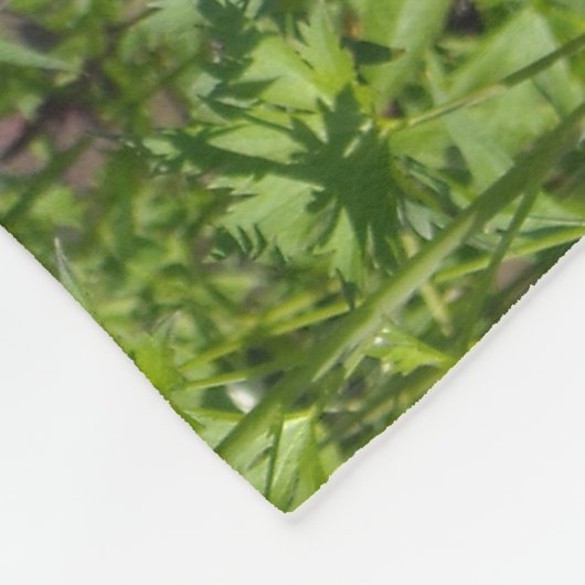 Zonnebloem Garden Patch Fleece Deken (Hoek)