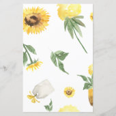 Zonnebloem Gedekte keel-schoenen (Achterkant)