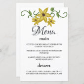 Zonnebloem Geel Bloem Botanisch Handgetekende Olie (Voorkant / Achterkant)