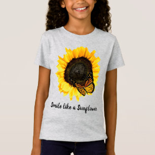 Zonnebloem Geel Bloem Meisjes T-shirt