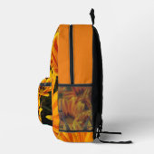 Zonnebloem Geel Bloem Plant Liefhebber Bedrukte Rugzak (Rechts)